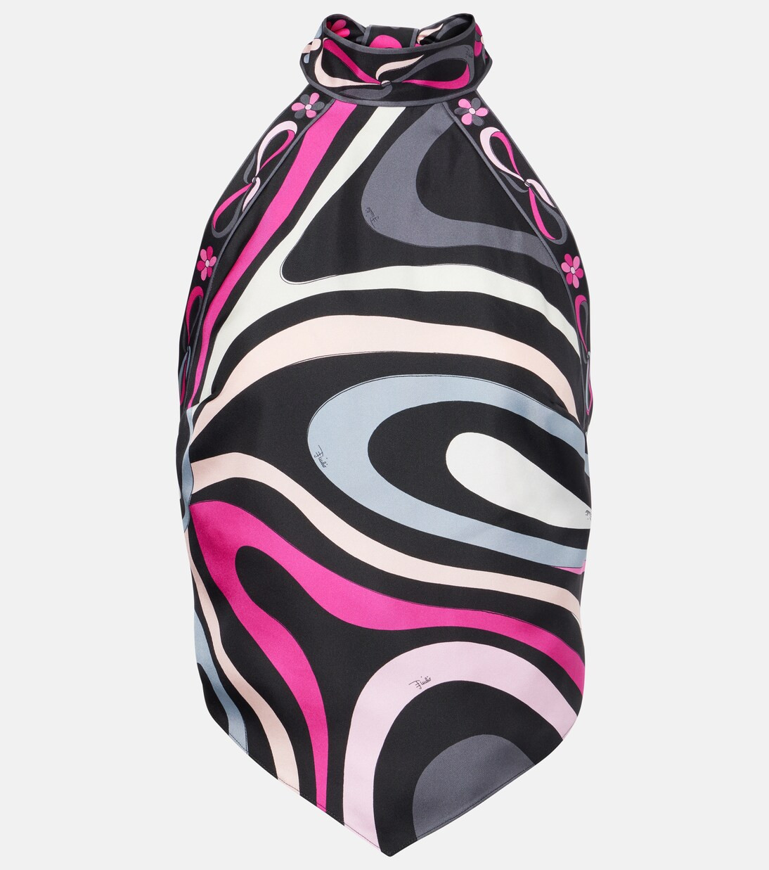 Marmo halterneck silk twill top | Mytheresa (US/CA)