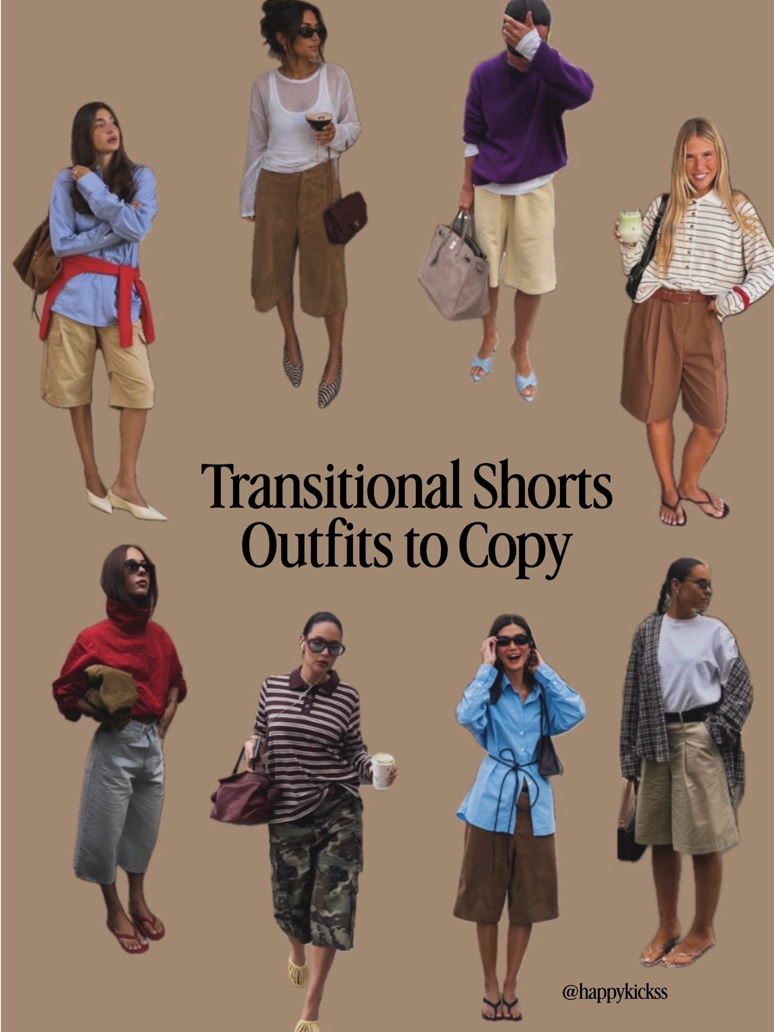 Transitional Shorts Outfit Inspo ✨

#LTKootd #LTKSeasonal #LTKOver40