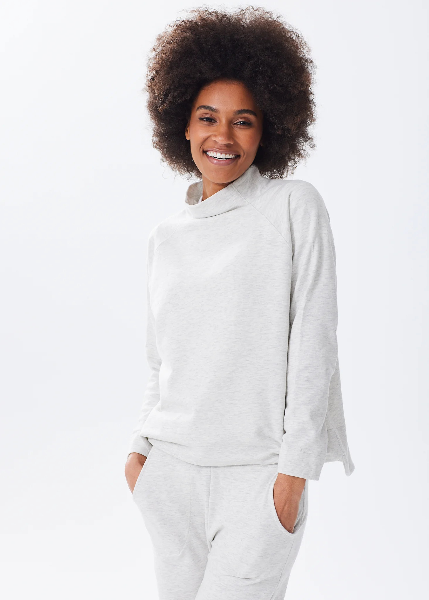 The Mock Neck Sweatshirt | Alice Walk
