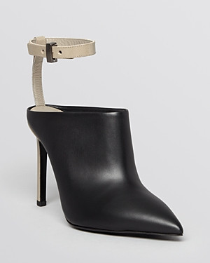 Vince Pointed Toe Ankle Strap Mule Booties - Armon High Heel | Bloomingdale's (US)