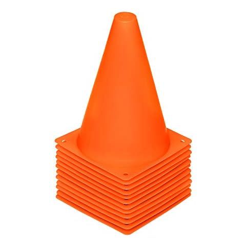 BlueDot Trading Bright Neon Colored Orange 4” Field Cone Markers for Soccer Agility Drills Trai... | Amazon (US)