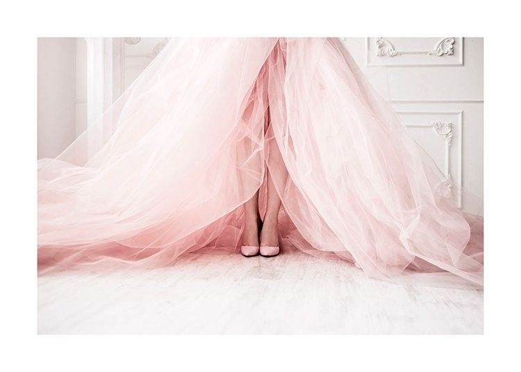 Pink Dress Poster | Desenio