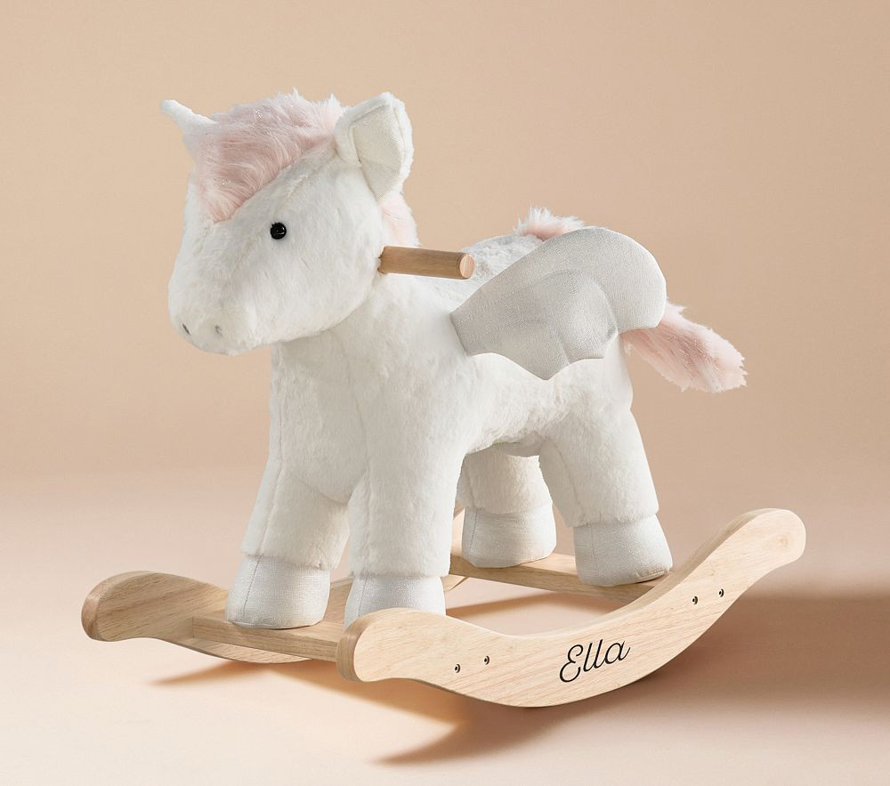 Pegasus Plush Nursery Rocker | Pottery Barn Kids