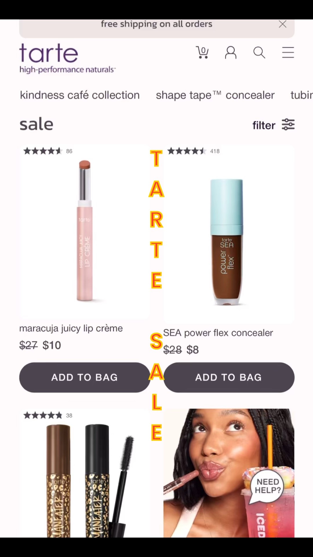 Tarte sale 
Tarte makeup 
Cosmetic sale 

#LTKBeauty #LTKFindsUnder50 #LTKSaleAlert