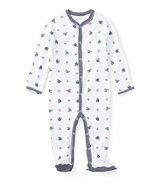 Ralph Lauren Baby Boys Newborn Bear Printed Footie Coverall - Newborn | Dillard's