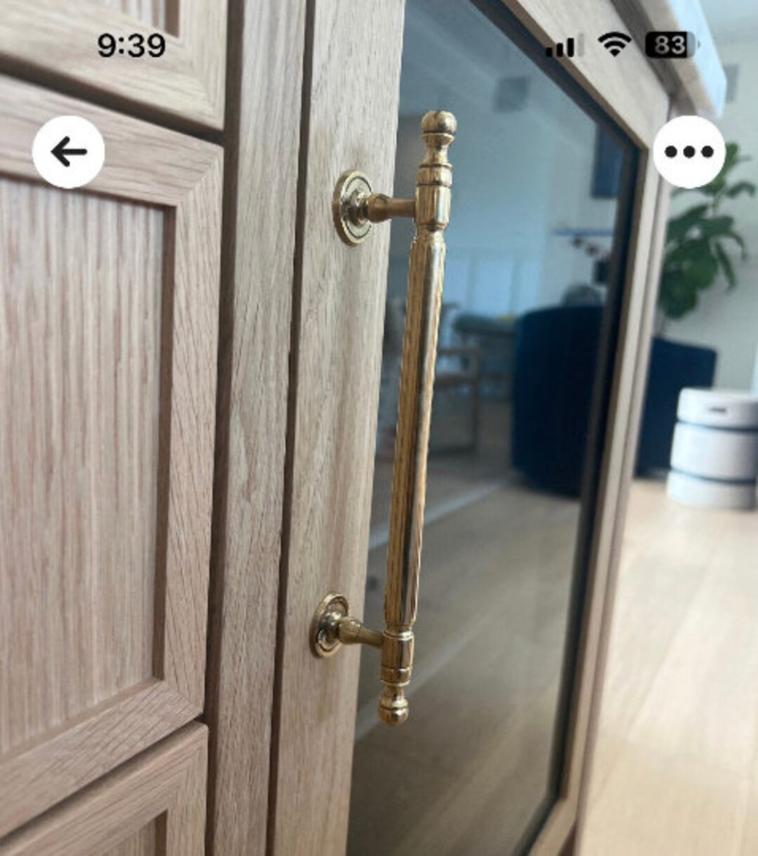 BOLT FIX 6 Inch Long 15 Cm Solid Brass Long Kitchen Cabinet Grab Pulls Old Vintage D Style Door H... | Etsy (US)