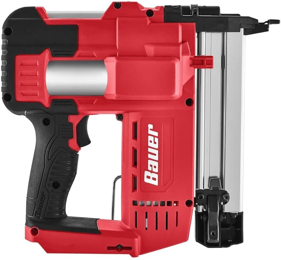 Cordless 18 Gauge Brad Nailer 20 Volt Battery Powered Tool Only From Bauer | Amazon (US)