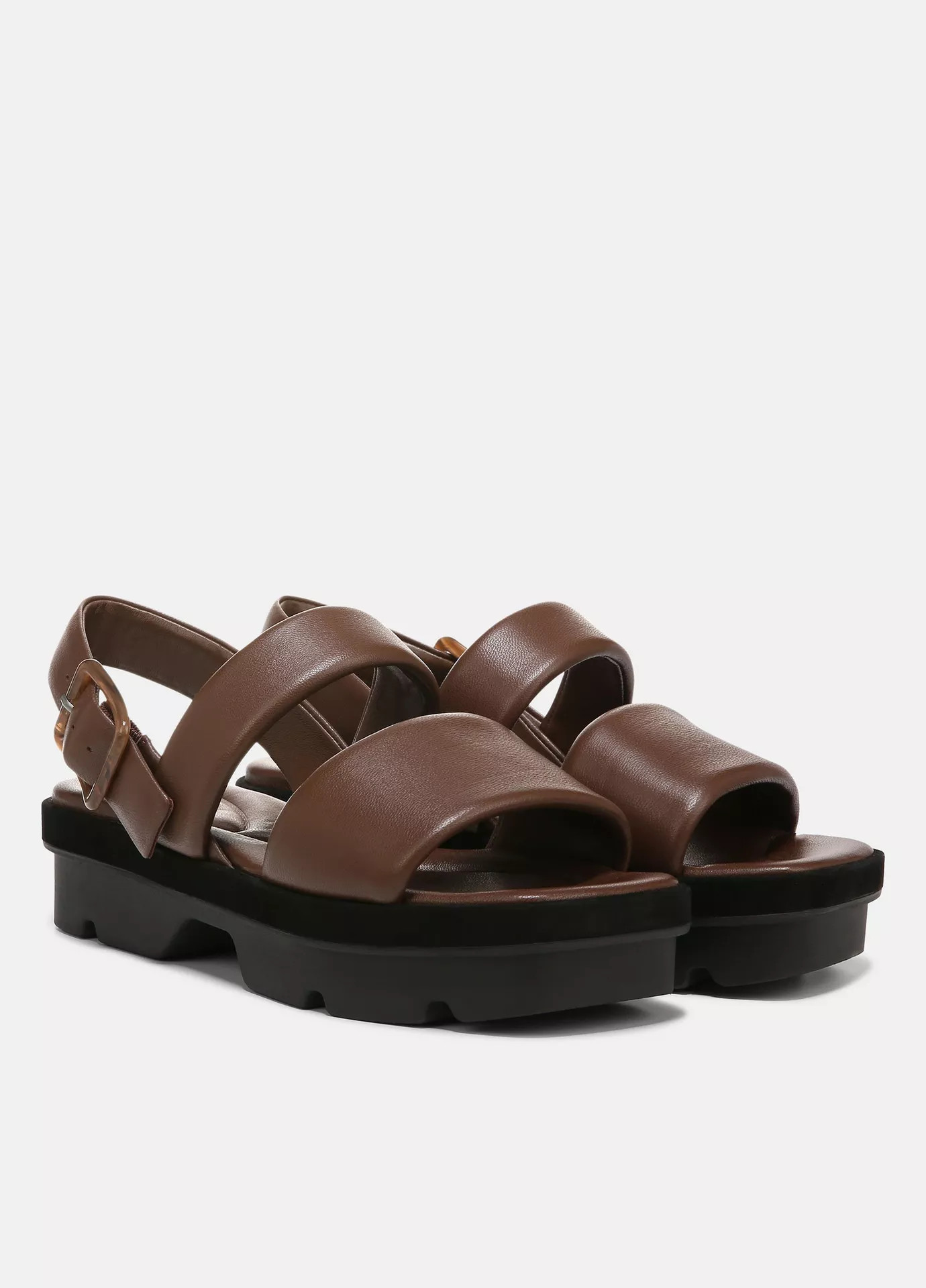 Bowie Leather Lug-Sole Slingback Sandal | Vince LLC