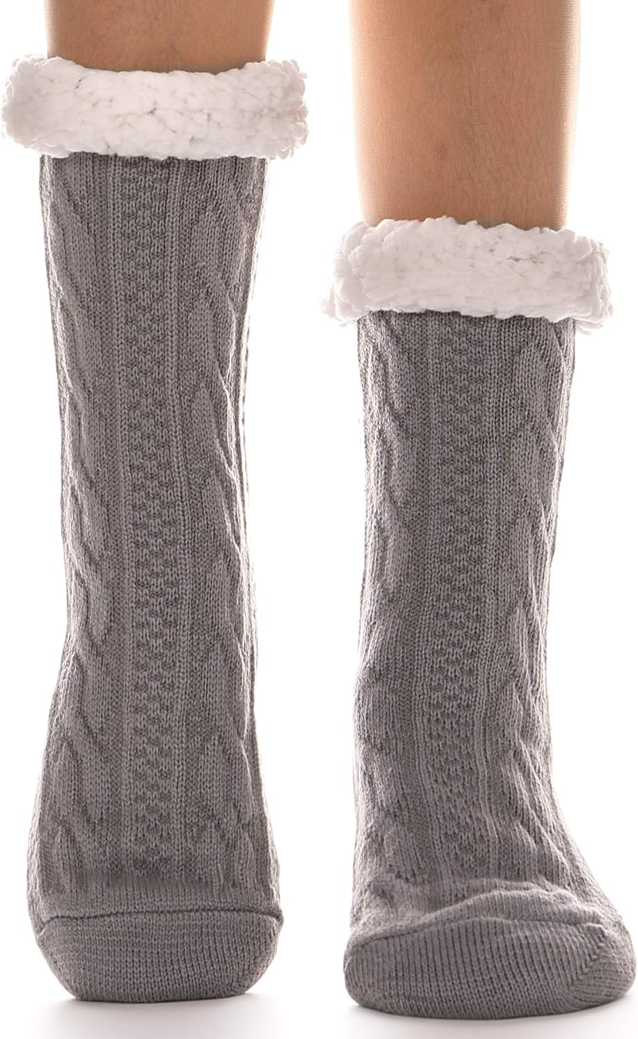 Womens Slipper Socks Fuzzy Cozy Cabin Plush Fleece Fluffy Winter Huggle Socks Non Skid Stocking S... | Amazon (US)