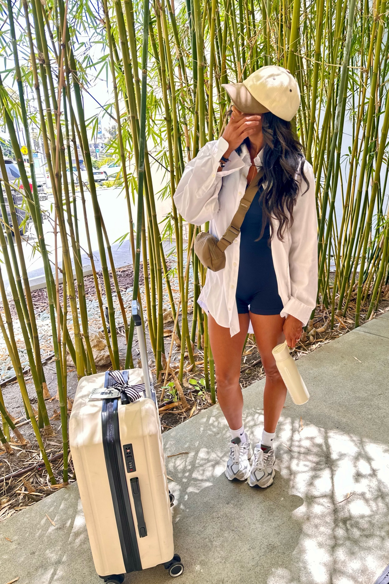 Travel fit! 
#airpot #travelfit #newbalance9060 #skims


#LTKTravel #LTKStyleTip #LTKFindsUnder50