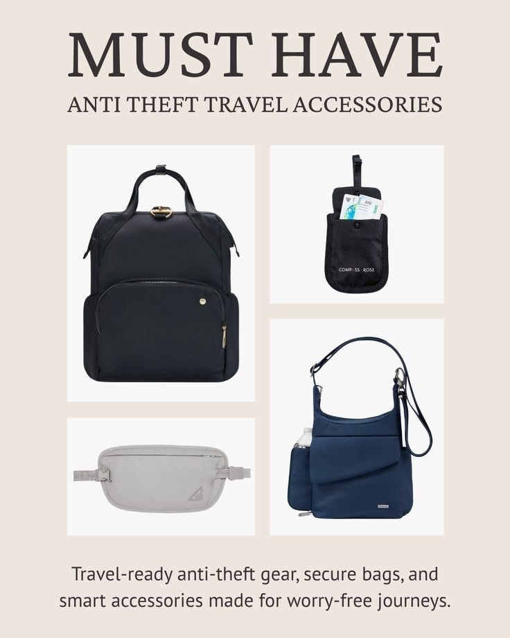 Most of the time, travel is fun, enriching, and worry-free. But if you travel enough, minor mishaps can happen, especially in crowded tourist hotspots where pickpockets are known to strike. 🫣 Using anti-theft accessories is one way  to keep your belongings safe and secure. 

🔐 Here are the best theft protection products women love to travel with!

📣 IMPORTANT: Money belts and other anti-theft products are meant for items you don’t need daily access to. 💵💳 Split up your cash and cards, keep what you’ll use for the day in your purse, and don’t dig into your money belt in public, that defeats the purpose! Discretion is key.

Theft Protection Products, Anti-Theft Travel Accessories, Safety Travel Tips, Anti-Theft Bags for Travel, Pickpocket Proof Bag, Anti-Theft Tools, Money Belt, Female Travel Safety

#LTKTravel