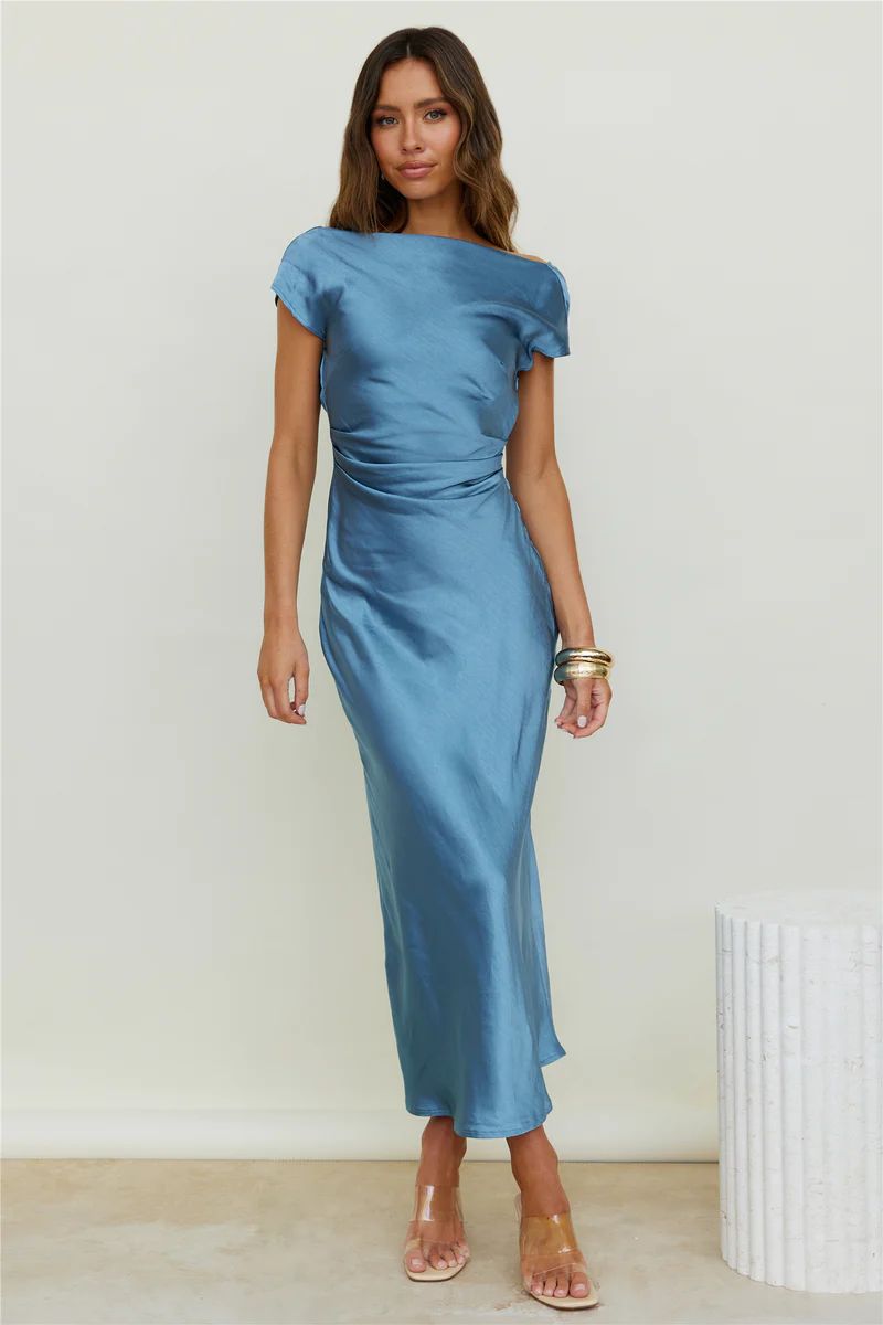 Siren Melody Maxi Dress Blue | Fortunate One