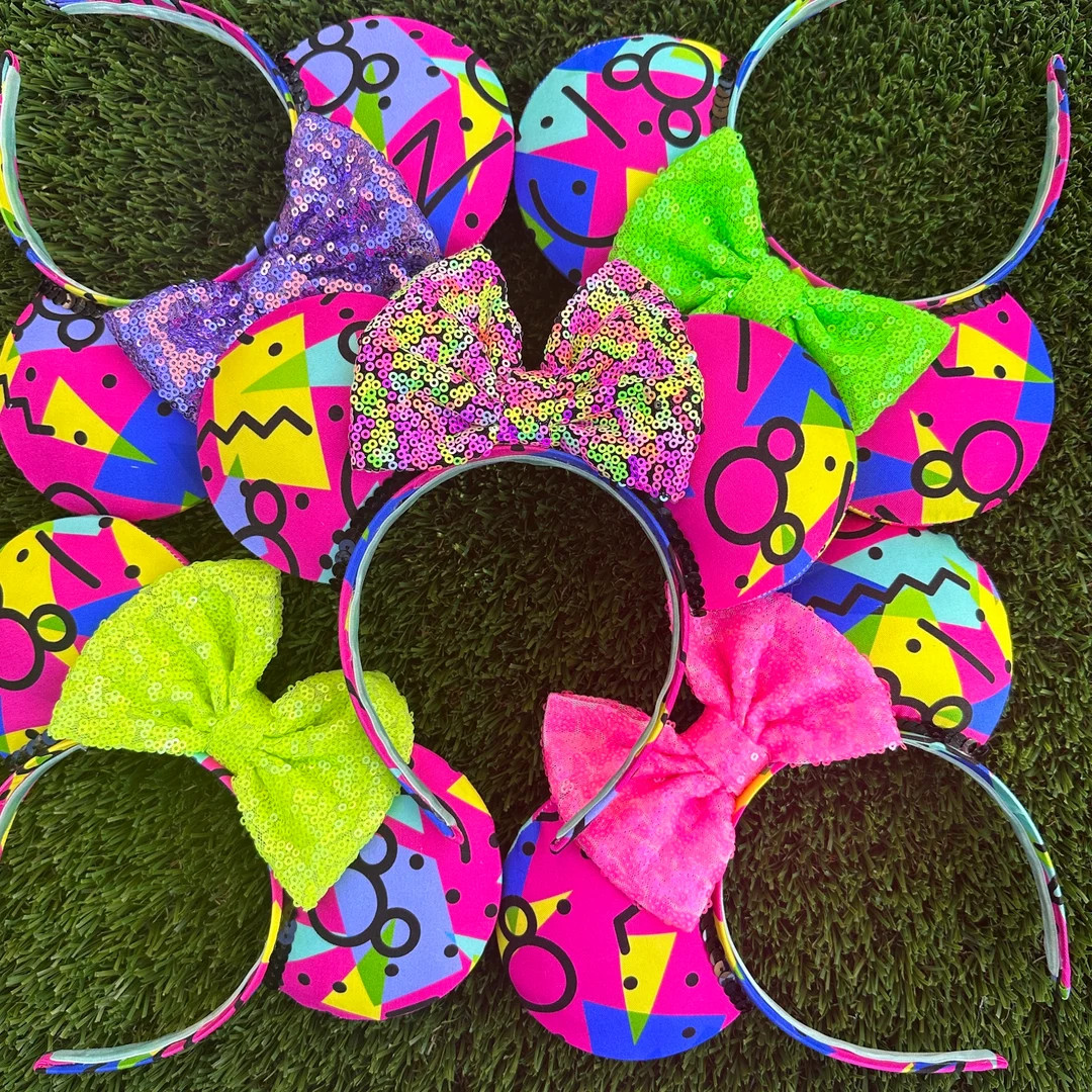 90s Retro Mouse Ears Minnie, Mouse, 90's Night, 80's, Disney, Disneyland, Magic Kingdom, After La... | Etsy (US)