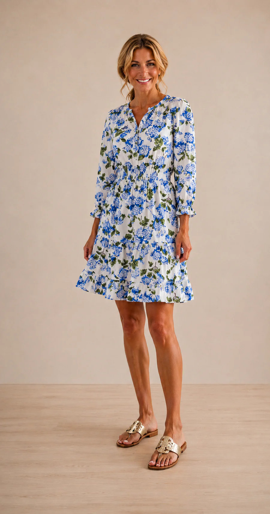 JAYNE Short Dress | Pearls & Camo