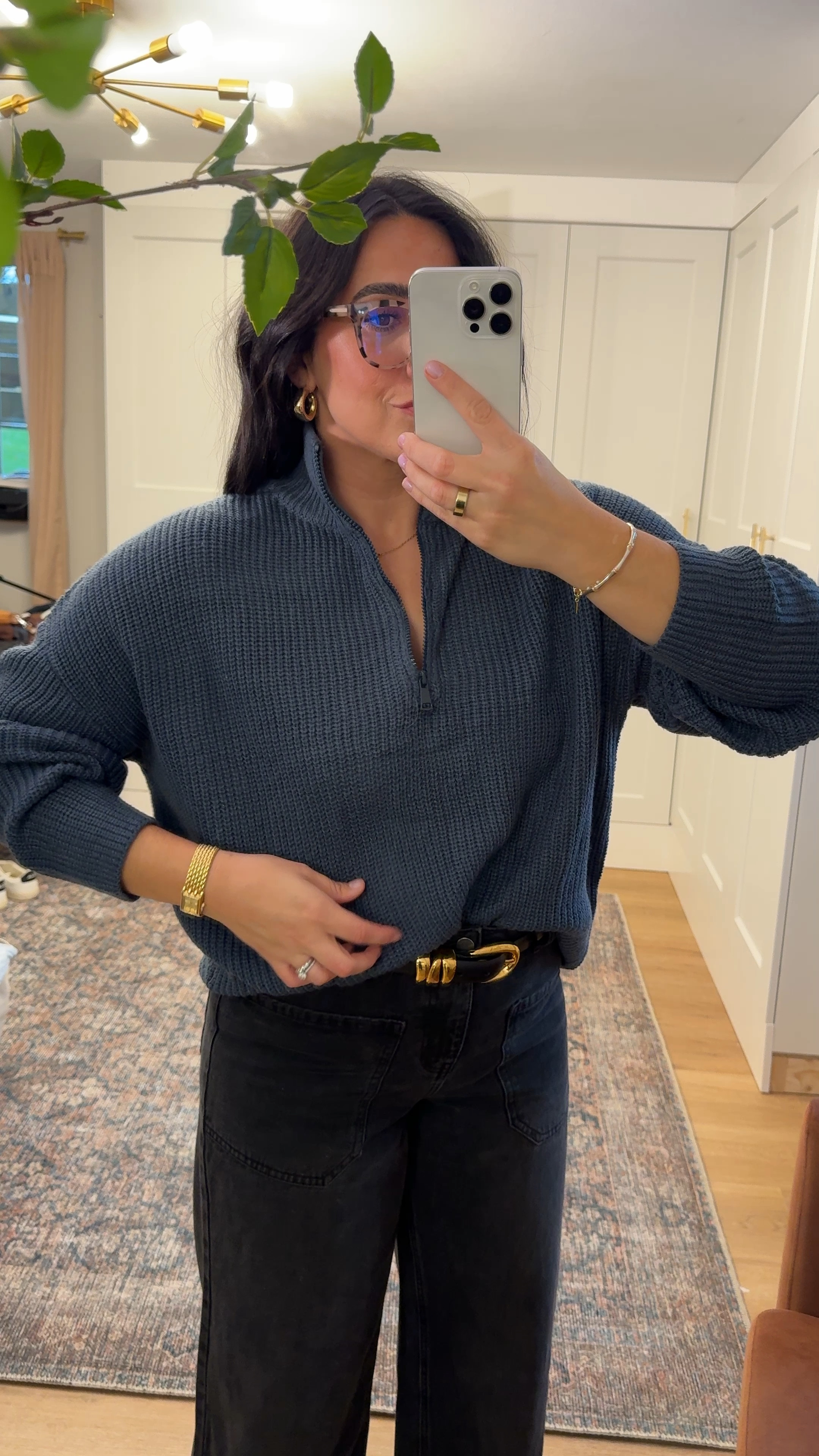 European chic inspired fall outfit! Top L, pants 10 no stretch, I’m 5’4 they hit my ankle. 

Business casual, mom style, midsize, Thanksgiving outfit. 

#LTKMidsize #LTKSeasonal #LTKStyleTip