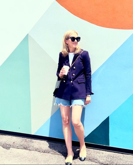 Blazer + denim shorts + luxe accessories is the high/low moment of the summer 

#LTKItBag #LTKStyleTip #LTKSeasonal