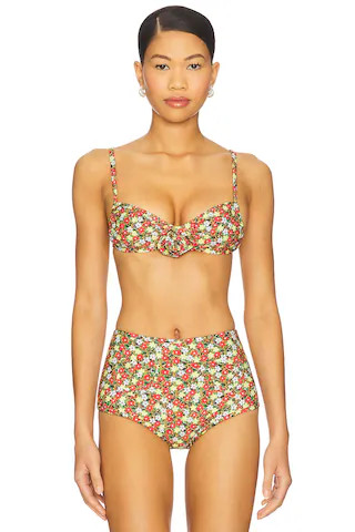 Montce Rosa Devin Bikini Top in Sienna Floral from Revolve.com | Revolve Clothing (Global)