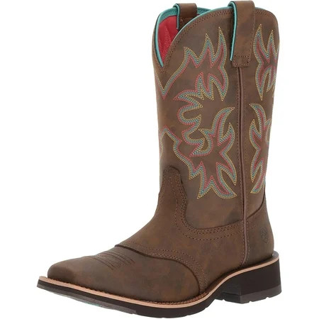 Ariat Delilah Western Boots - Women’s Leather Square Toe Cowgirl Boot | Walmart (US)