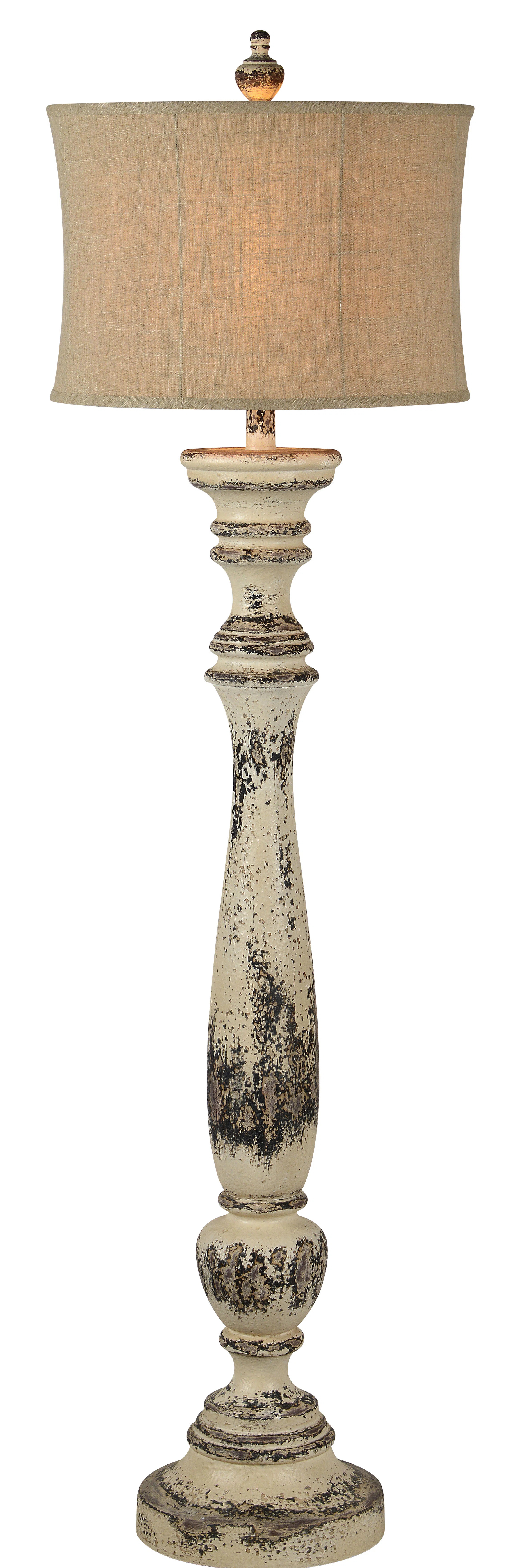 Boulder 65.5" Distressed 3-Way Floor Lamp | Wayfair North America