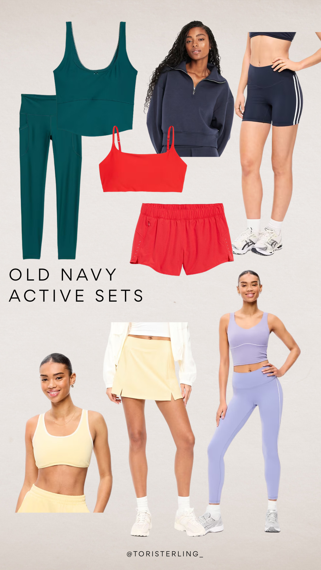 Old navy spring active sets! 

 #LTKfitnessgoals #LTKActive