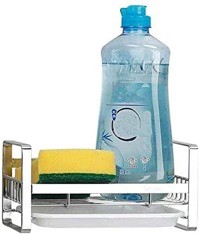 Sponge Holder, Sponge and Soap Holder for Kitchen Sink, 304 Stainless Steel Kitchen Dish Soap Cad... | Amazon (US)