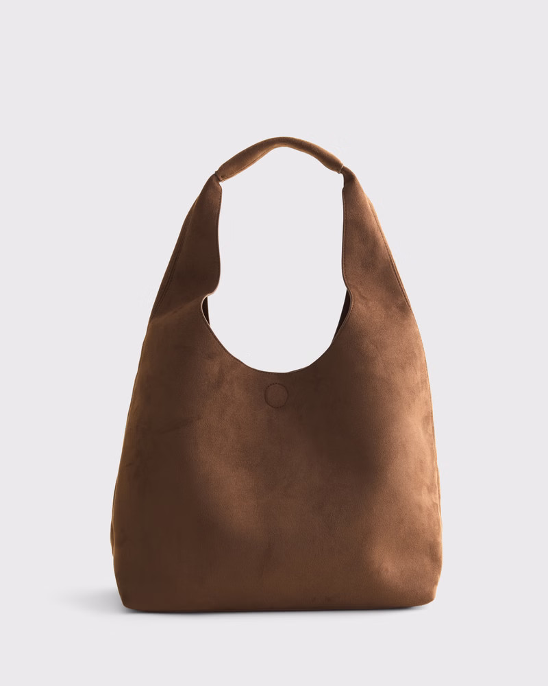 Vegan Suede Tote Bag | Abercrombie & Fitch (US)