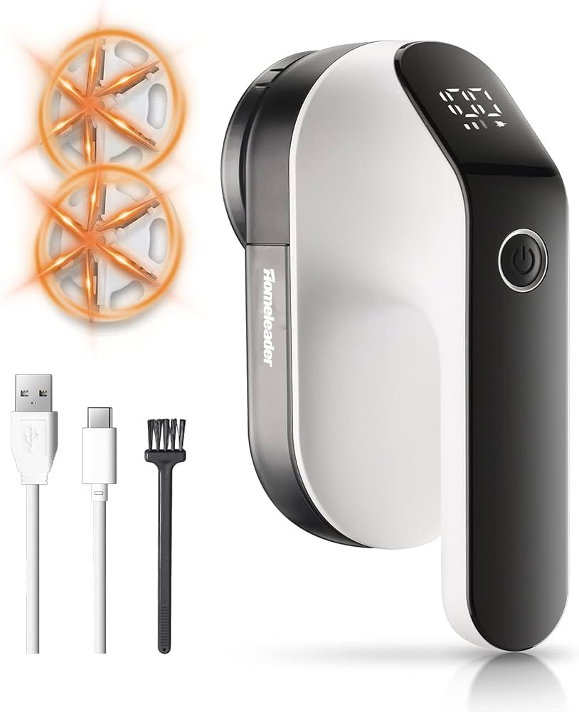 Electric Fabric Shaver, Homeleader Rechargeable Lint Remover, Led Digital Display Sweater Shaver ... | Amazon (US)