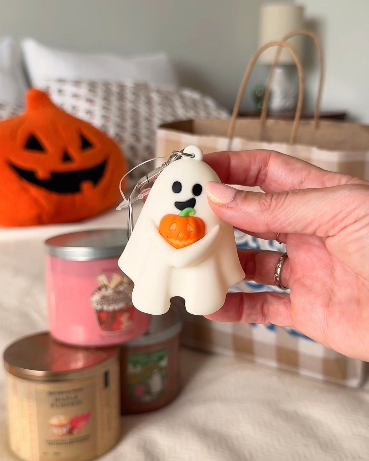 Ghost hand sanitizer Bath and Body Works #ltkhalloween

#LTKHome #LTKSeasonal