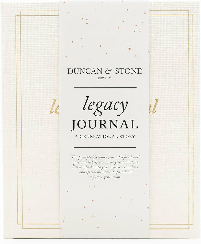 DUNCAN & STONE PAPER CO. Grandparents Legacy Journal (Ivory, 85 Pages) - Memory Journal For Paren... | Amazon (US)