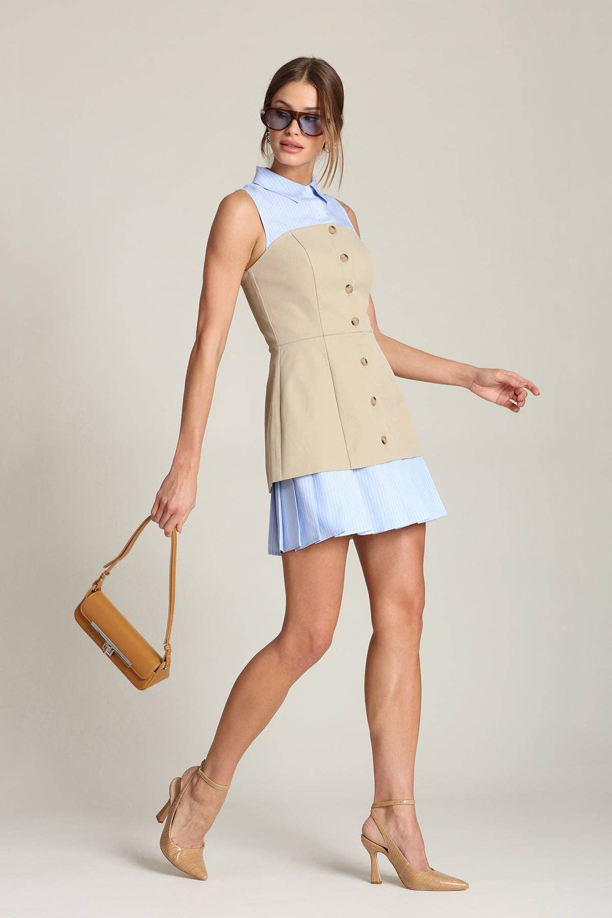 Mixed Media Mini Dress | Curated by Carissa