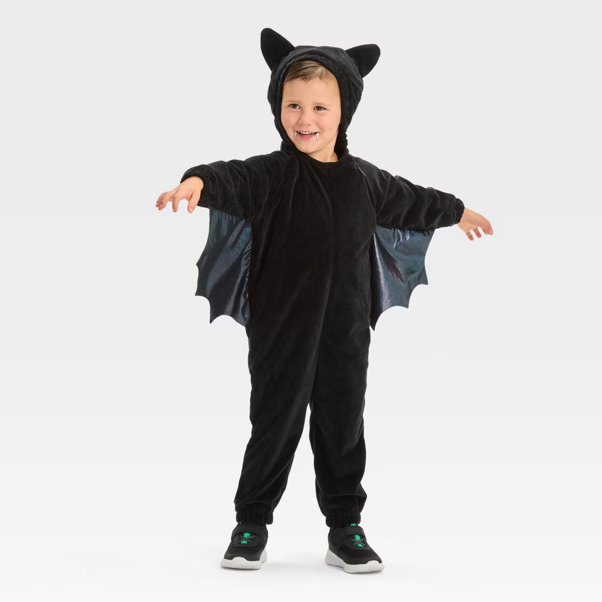 Toddler Bat Halloween Costume Jumpsuit - Hyde and EEK! Boutique™ Black | Target