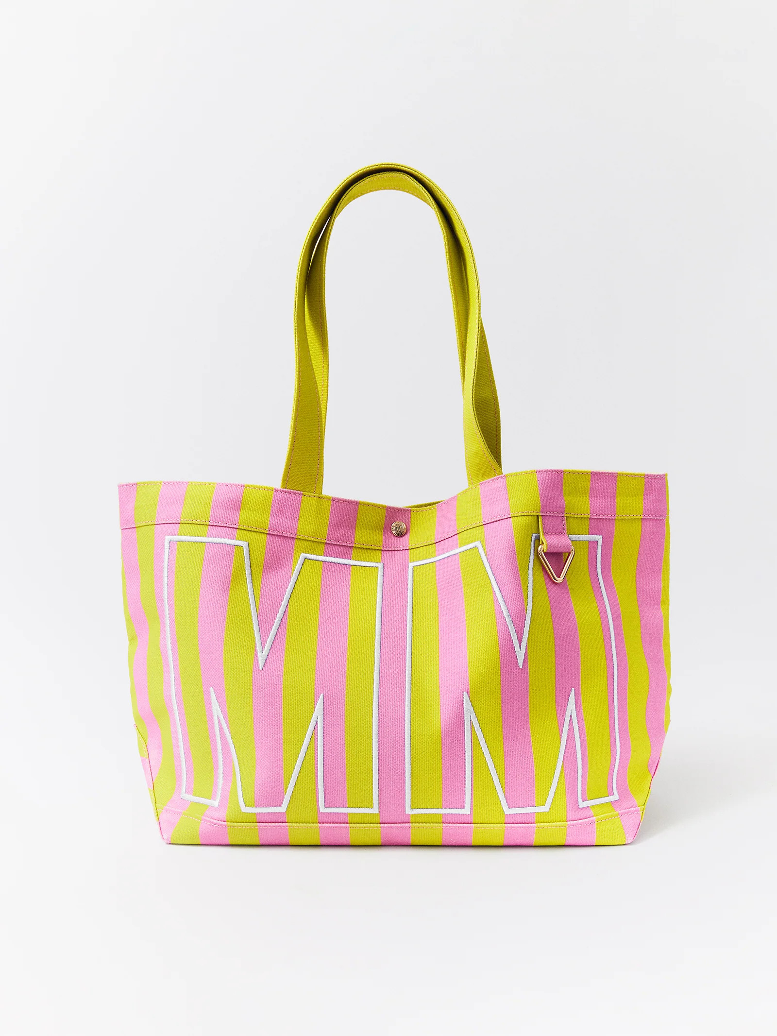 Striped Custom Alpha Tote - Soleil | BaubleBar