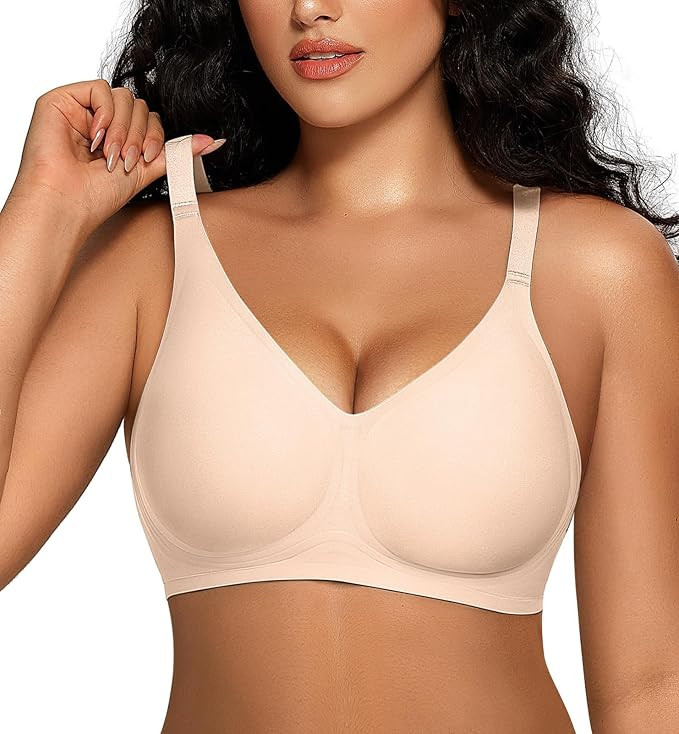 OEAK Women Comfortable Push Up Bras Wireless Seamless Full Coverage Bralette Buttery Soft Everyda... | Amazon (US)
