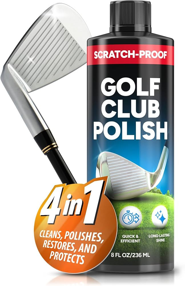Golf Club Polish - Golf Club Head and Groove Cleaner, Rust Remover for Metal, Zinc, Aluminum, and... | Amazon (US)