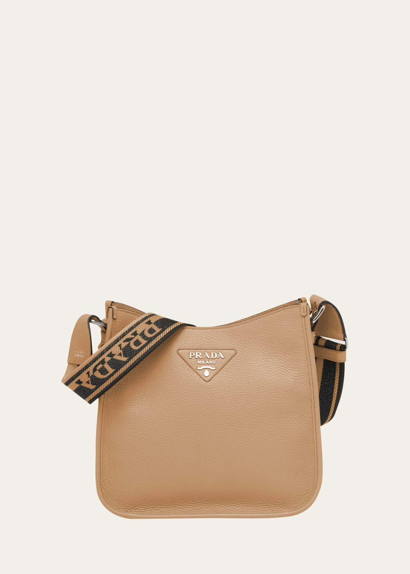 Prada Daino Leather Shoulder Bag | Bergdorf Goodman