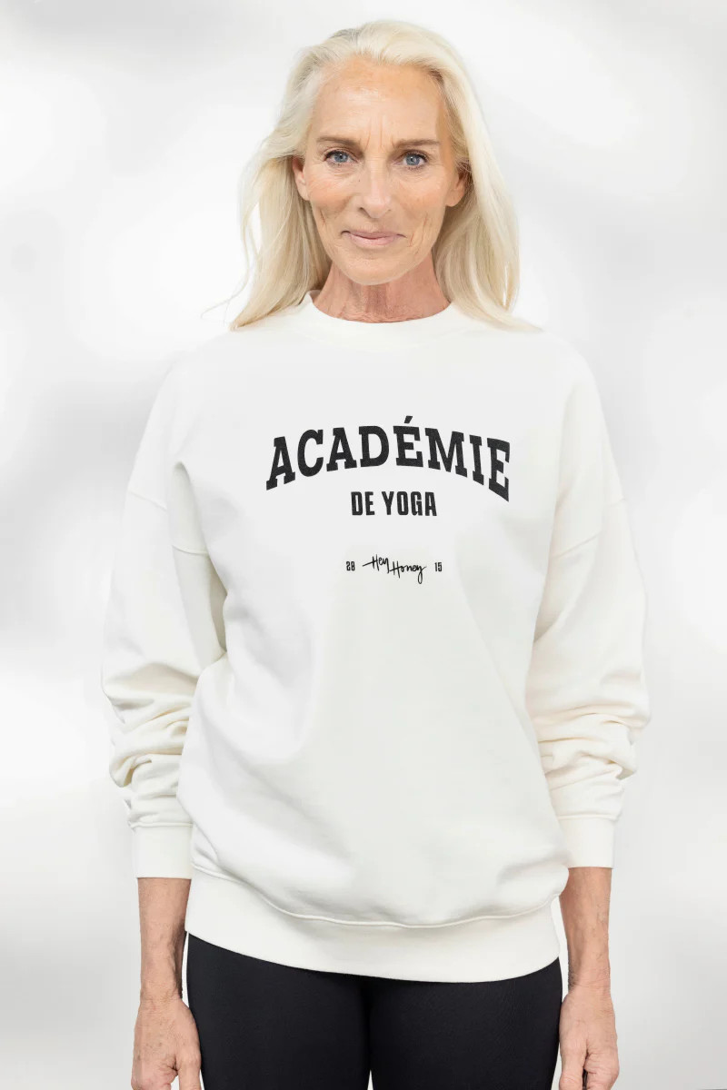 Sweater Academie White | Academie White / S | Hey Honey | Hey Honey Yoga DE