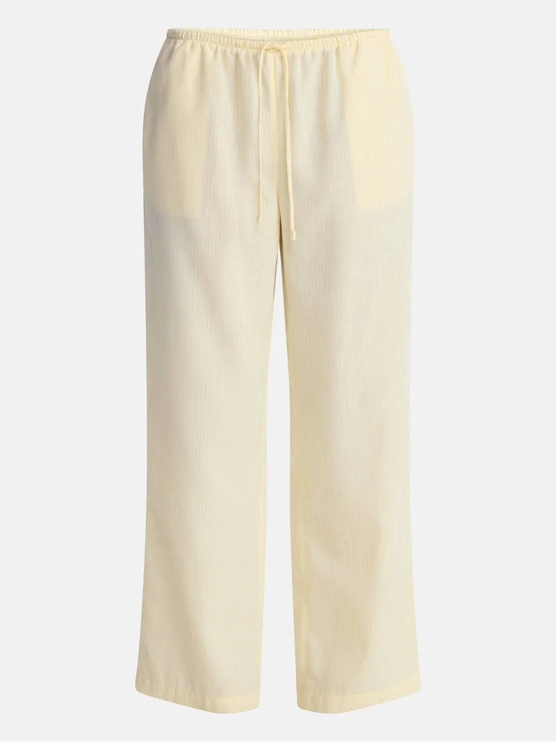 No Boundaries Drawstring Beach Pant, Women's and Women's Plus | Walmart (US)