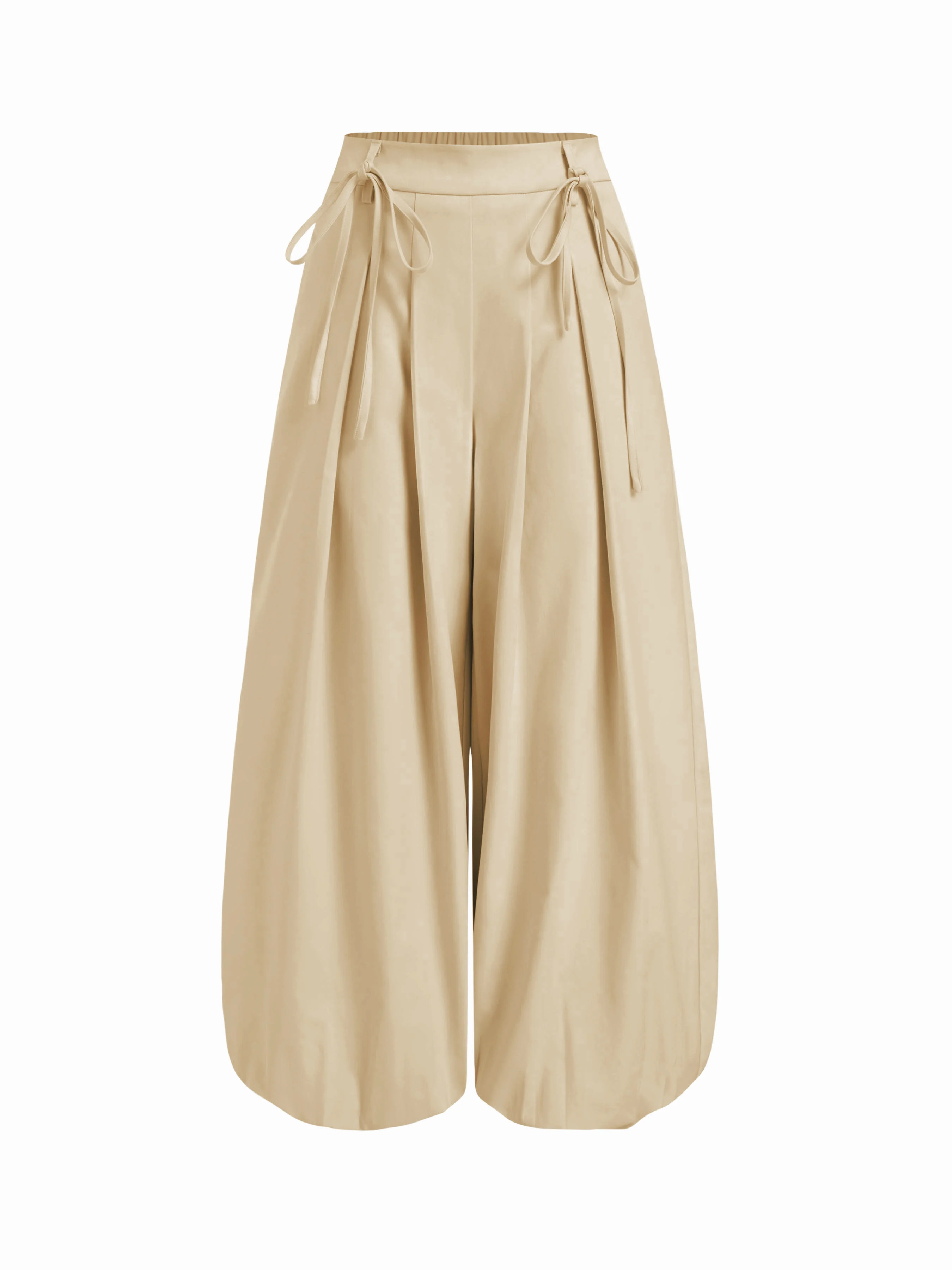 Low Rise Drawstring Balloon Trousers | Cider