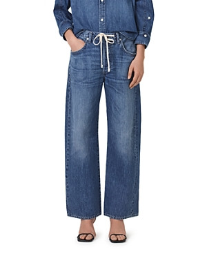 Citizens of Humanity Brynn Drawstring High Rise Wide Leg Jeans in Atlantis | Bloomingdale's (US)