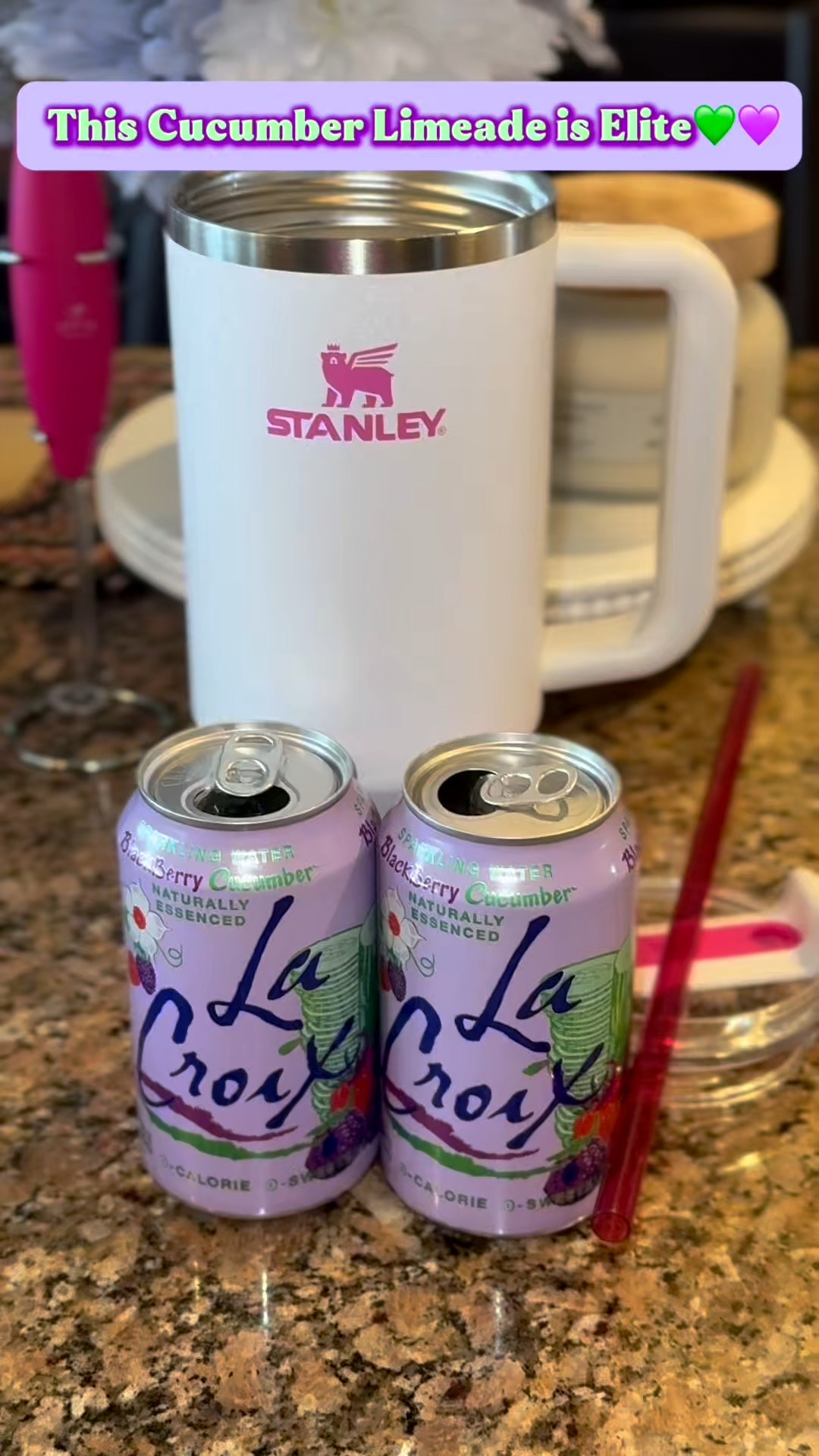 Flavored Water of the Day is giving spa vibes🧖🏼‍♀️🥒💧#amazonfinds #hydration #flavoredwater 

#LTKmorningroutine #LTKdayinmylife