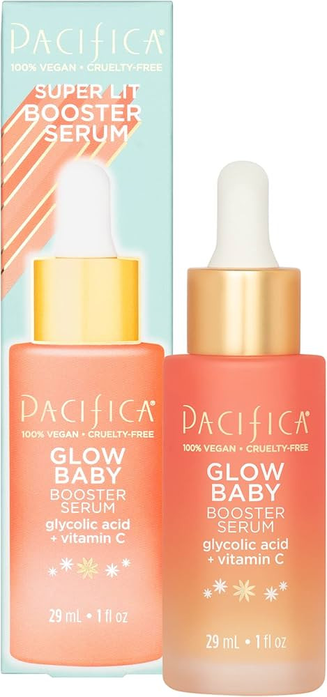 Pacifica Beauty, Glow Baby Booster Serum For Face, Vitamin C and Glycolic Acid, Brightens and Sup... | Amazon (US)