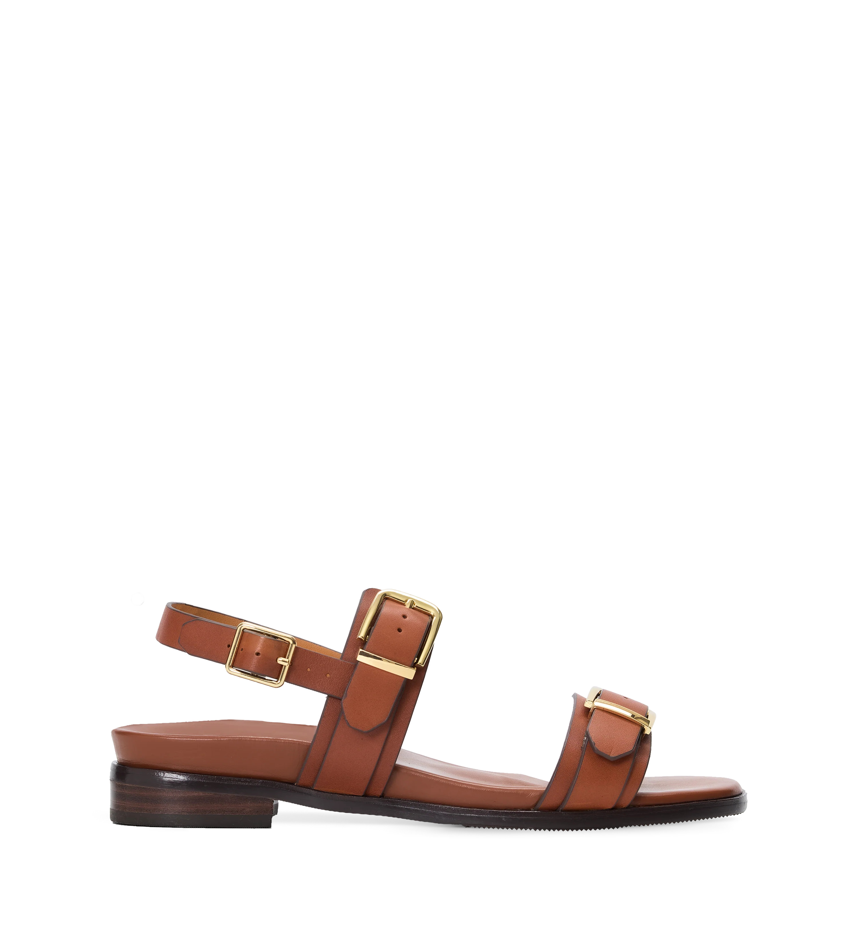 Brubru Tan Leather Sandals | Bared Footwear | Bared Footwear