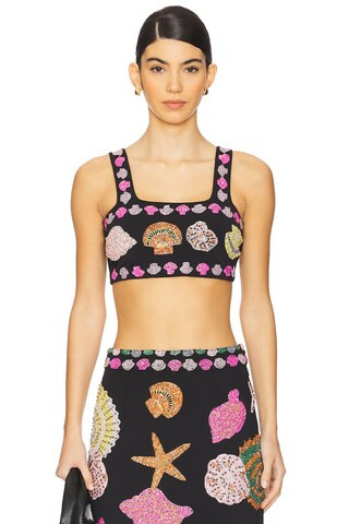 Oceanus New York Hand Embellished Top in Black from Revolve.com | Revolve Clothing (Global)