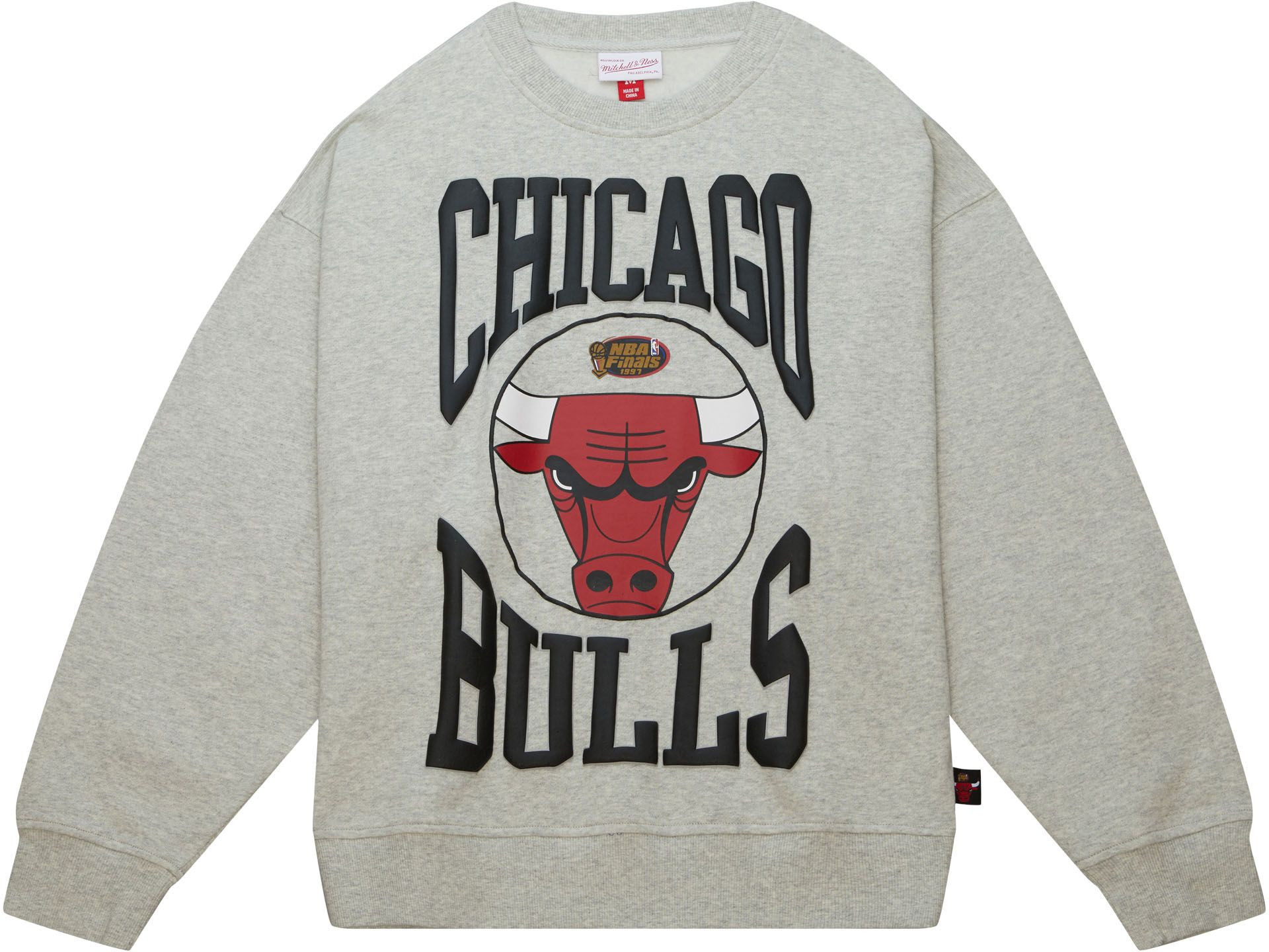 Mitchell & Ness Women's Chicago Bulls Grey Retro Crewneck Sweatshirt, Medium, Gray | DICK'S Sporting Goods