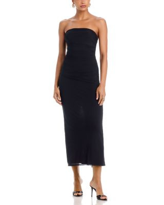 Aqua Mesh Strapless Maxi Dress - Exclusive | Bloomingdale's (US)