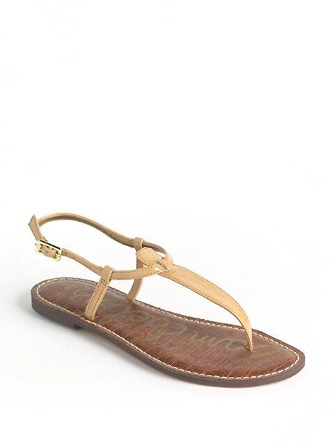 Sam Edelman Gigi Patent Leather Sandals on SALE | Saks OFF 5TH | Saks Fifth Avenue OFF 5TH