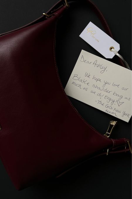Gigi New York Blake Shoulder Bag in Bordeaux European Calfskin Leather | red bags | shoulder bags | quiet luxury bags | holiday gifts 

USE MY CODE STYLE15 FOR 15% OFF 

#LTKHoliday #LTKGiftGuide #LTKitbag