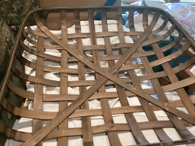 Antique Fabulous Tobacco Leaf Basket | eBay US