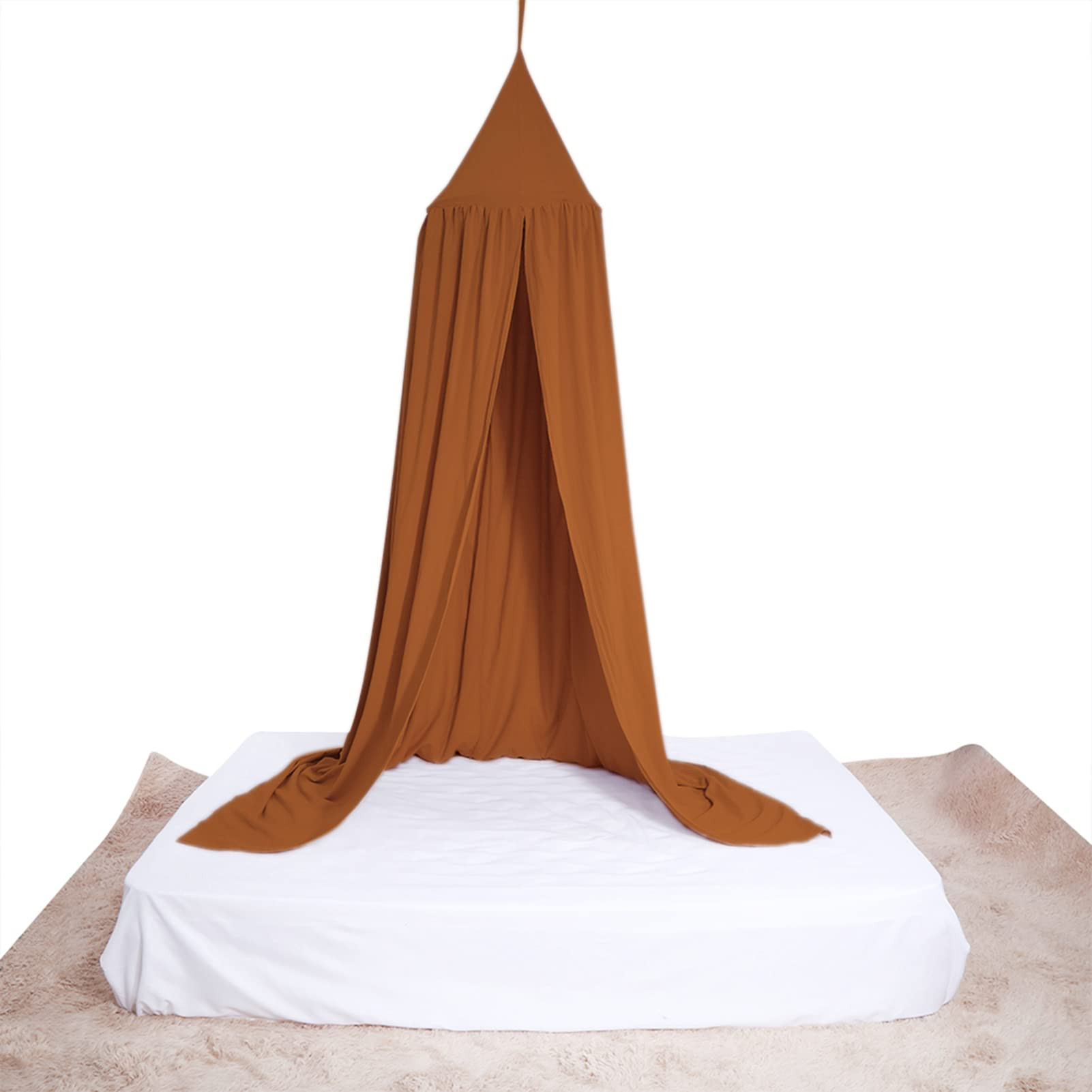 Round Dome Hanging Bed Canopy Net Curtain for Baby Kids Playing Sleeping Room Décor Multicolor(Y... | Amazon (US)