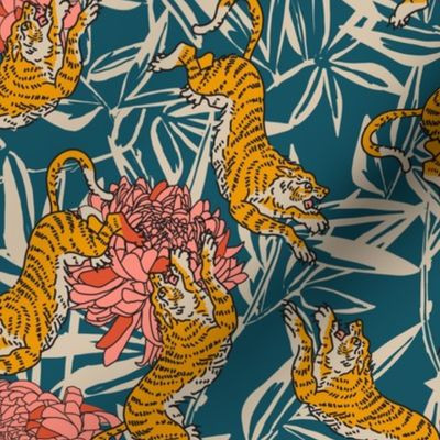 BENGAL CORA TIGER | Spoonflower